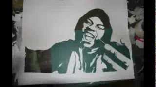 fourtwen art: Kendrick Lamar Stop Motion Stencil