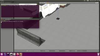 Ar.drone Linear MPC in Gazebo Simulation.