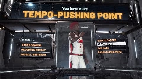 NBA 2k20 RARE BUILD| remaking my 2 way tempo pusher
