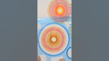 ASMR 🖍 Drawing spirographs is satisfying & the results always look amazing #Art #Relaxation #Drawing