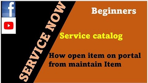ServiceNow | how to open catalog item directly in portal | service portal redirect