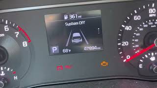 2020 Kia Soul Oil Life Reset (Service Interval)