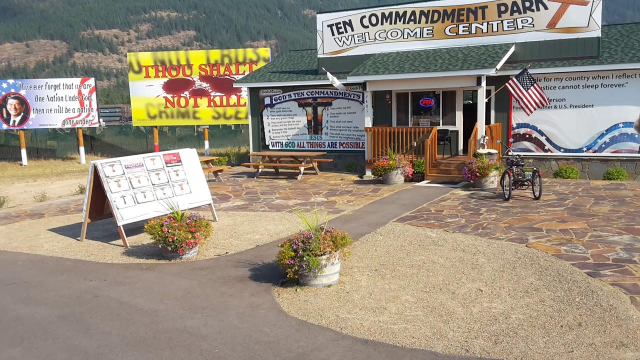 Ten COMMANDMENTS PARK IN NW MONTANA YouTube