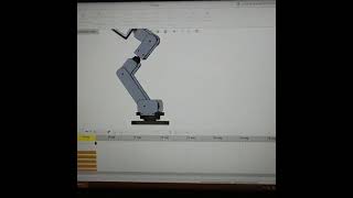 Robotic arm Simulation on Solidworks 2018