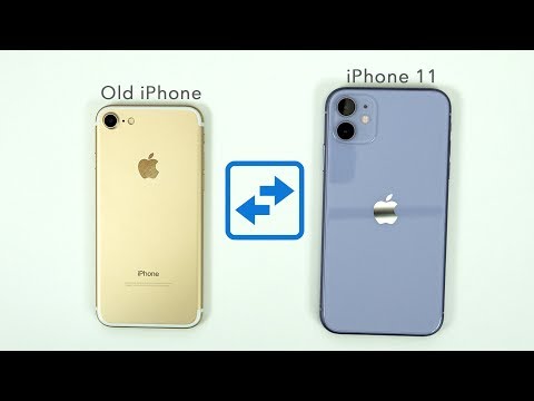 Backup old iphone & restore to 11 + setup process (keep transfer contacts, text messages, music, apps etc w/ icloud or itunes) upgrading an iphon...