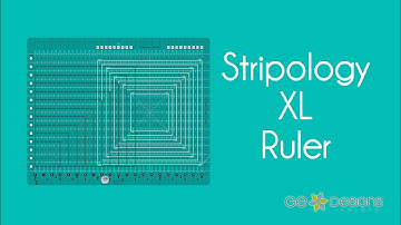 How to use the Stripology XL Ruler.
