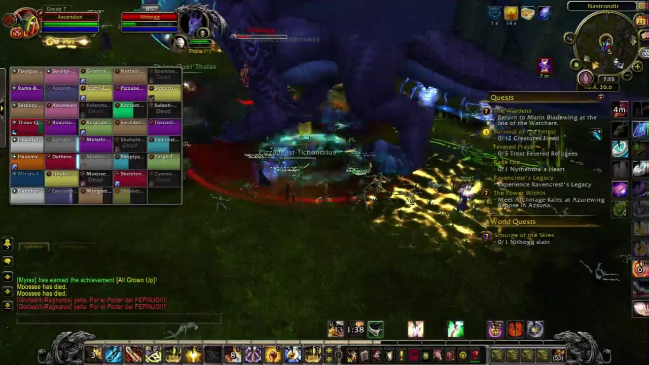 Nithogg first world boss in World of Warcraft Legion