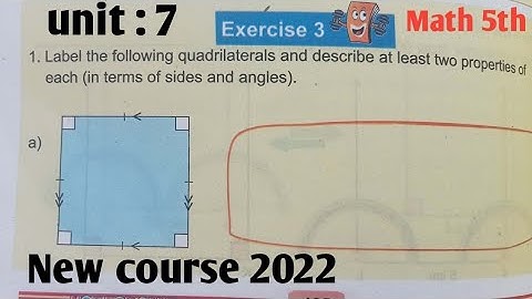 Class 5th Math unit 7 Geometry  Exercise 3 Ptb and kptbb new course 2022| Class 5th Math Part-1