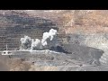 Blasting at the Gold Quarry pit mine