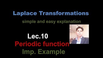 Laplace Transformation: Periodic function ( Example)