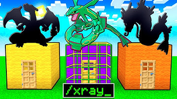 Don’t Choose The Wrong X-RAY Pokémon Door! (Minecraft Pixelmon)