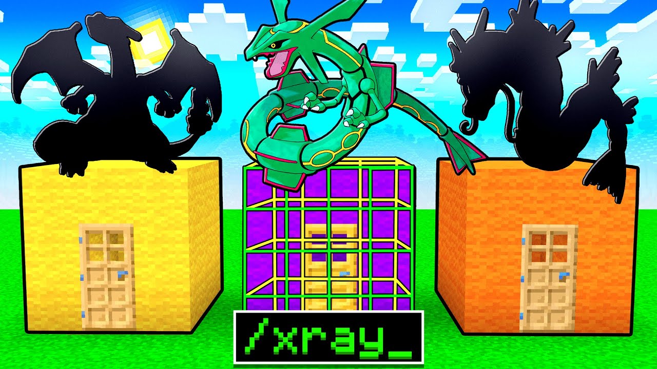Don’t Choose The Wrong X-RAY Pokémon Door! (Minecraft Pixelmon)
