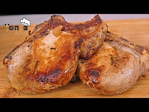 Take a pear and prepare juicy pork chops! The recipe of the best restaurants!