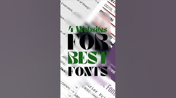 Top 4 Free Websites to Find Trendy Fonts! 🔥 | Best Font Resources