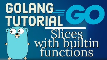 Go Tutorial (Golang) 14 - Slice-bewerkingen met behulp van ingebouwde functies