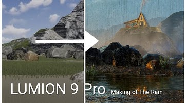 LUMION 9 PRO Tutorial |  Making of  The Rain