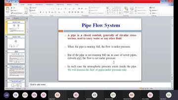 Steady Incompressible Flow in Pressure Conduits