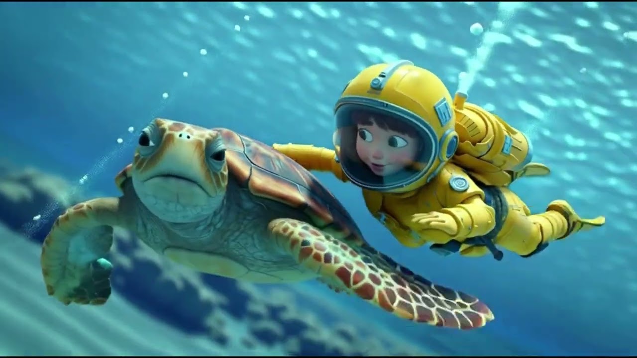 🇬🇧 🎵Mia’s Ocean Discovery 🌊 Kids Song about Octopus, Turtle & Seahorse | Kinderlied Englisch