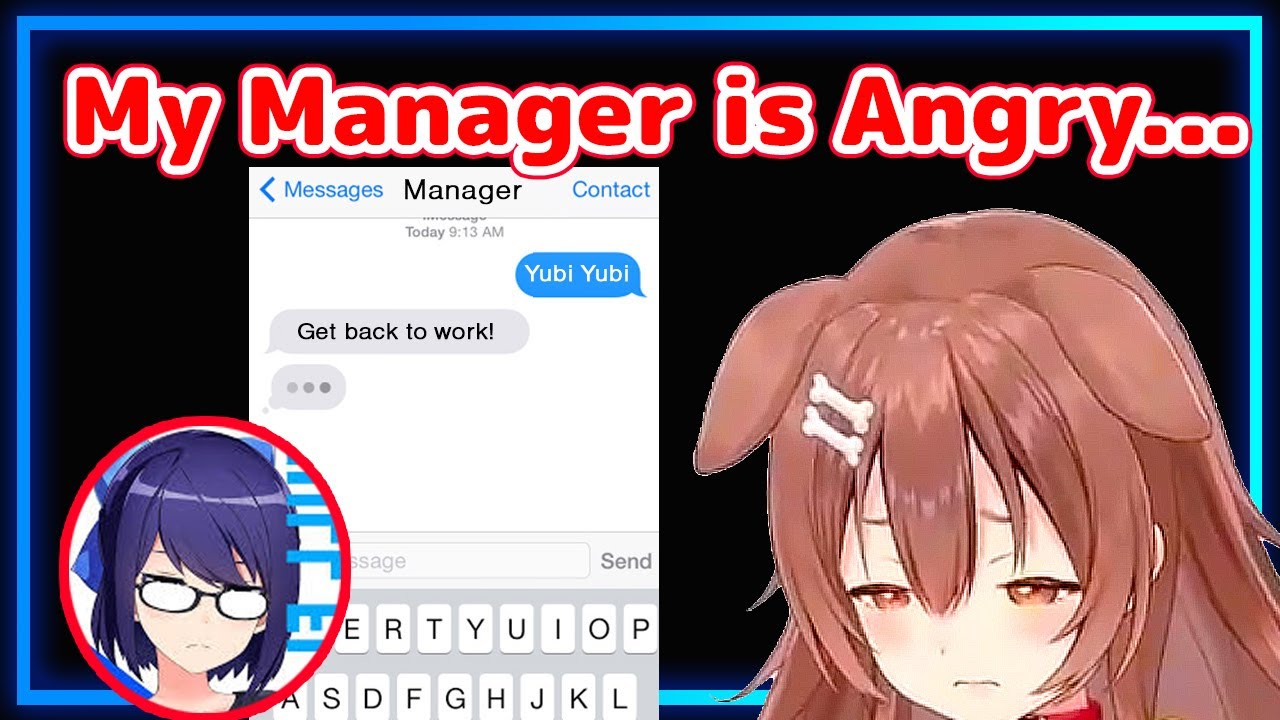 Inugami Korone - Get's Message From Manager and They're Angry?【ENG Sub/Hololive】