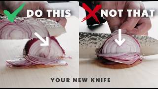 картинка: Первые Вещи, Которые Вы ОБЯЗАТЕЛЬНО Должны Сделать и НЕ Должны Делать с Новым Ножом