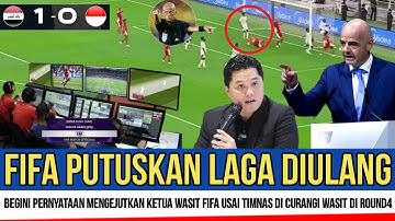 🔴 BUNTUT PANJANG KECURANGAN !! LAGA TIMNAS INDONESIA VS IRAK DI ULANG, AFC TEMUKAN KEJANGGALAN WASIT