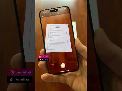 آموزش اسکن کردن روی آیفون      