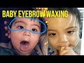 WS - Baby Eyebrow Waxing?! ft. Nikki Limo & DavidSoComedy