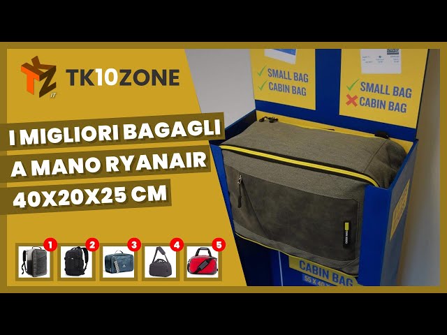 I 5 migliori bagagli a mano per Ryanair 40 x 20 x 25 cm 