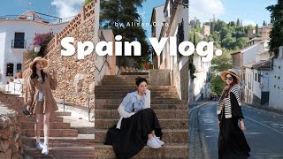 Spain Vlog | 西班牙南部之旅 千年古城Granada 阿爾罕布拉宮、私奔之城Ronda、白色山城Frigiliana、馬拉加Malaga [CC字幕]