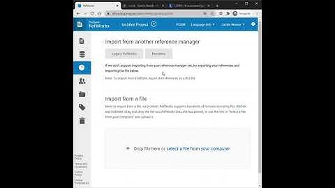 RefWorks Overview 1: Creating and Saving Citations