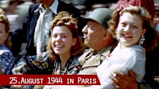 Paris liberation from the German troops in August 1944