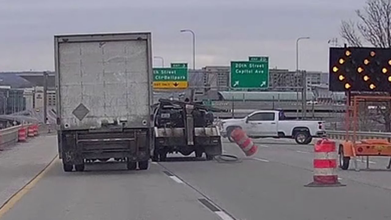 Tow Truck Driving Recklessly on I-480  |  Videowave Productions