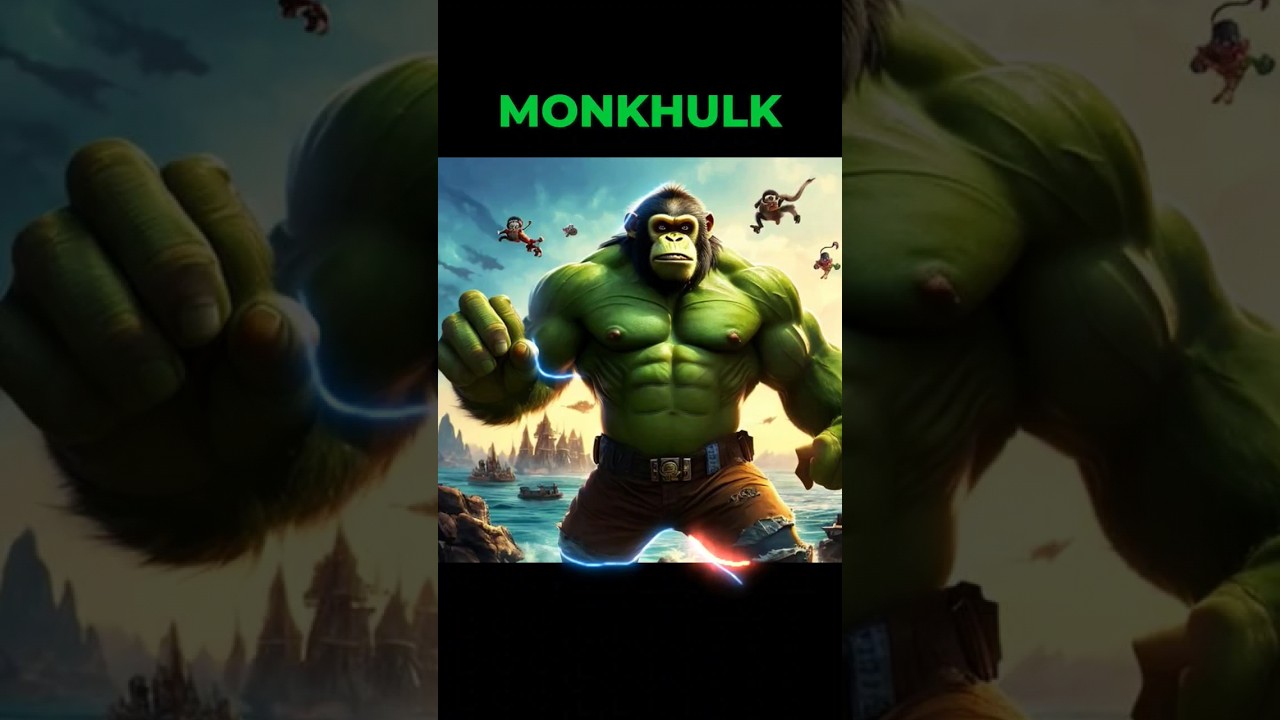 MONKEY WAS HULK❗❗❗"What if Monkey became Hulk? 