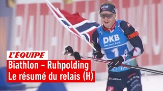 Biathlon 2023 - La Norvège intouchable, la France ferme le podium du relais masculin à Ruhpolding