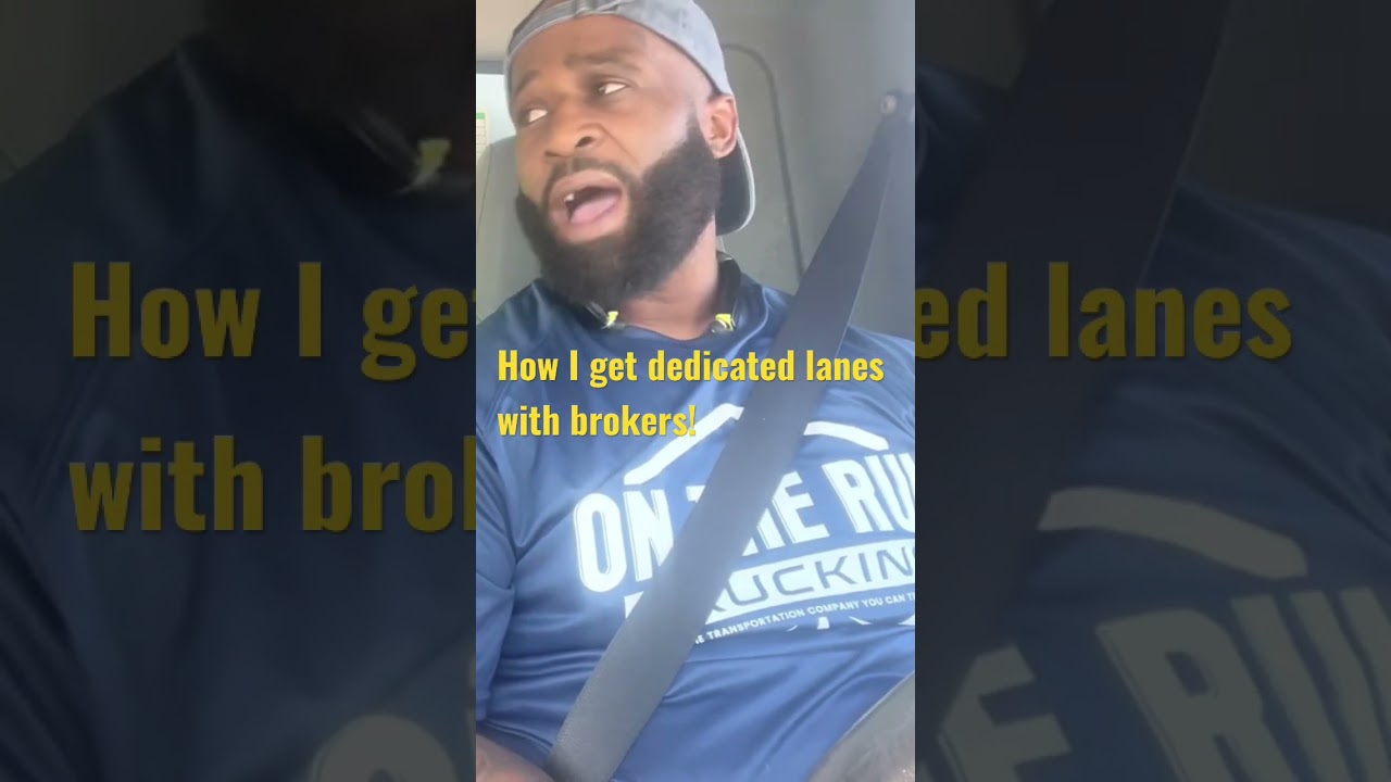 How i get dedicated lane with brokers!