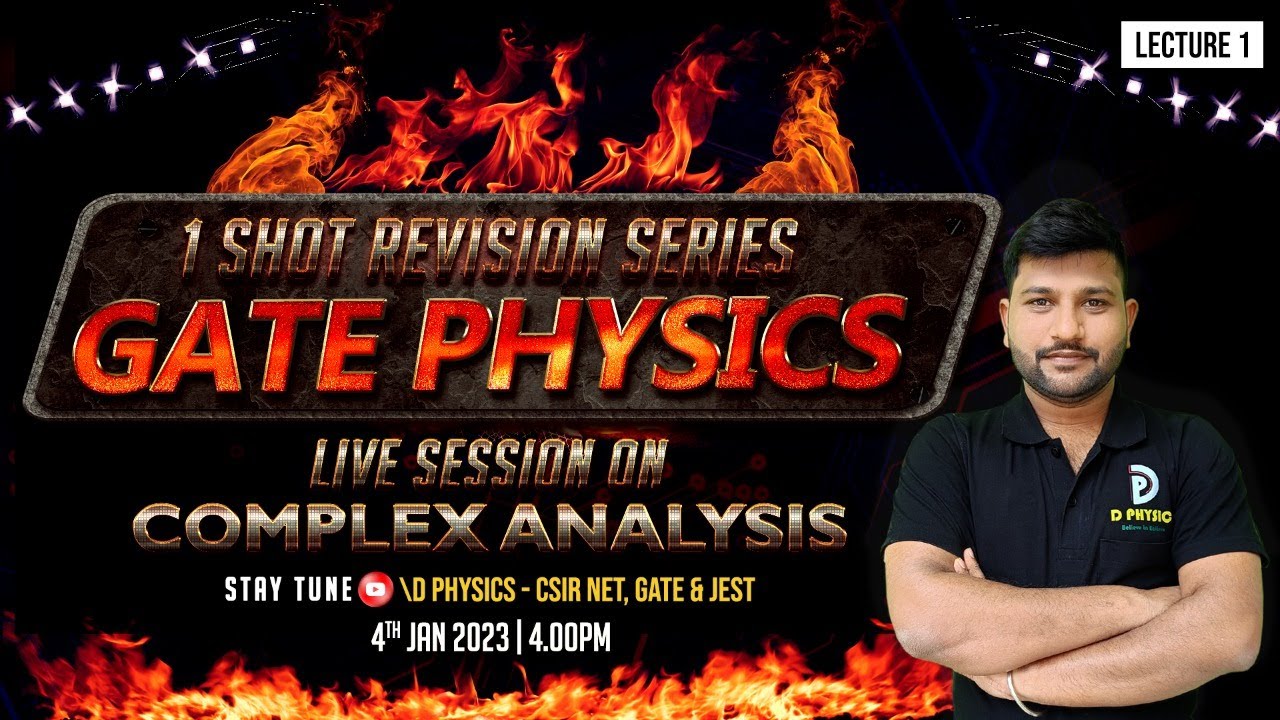 1 SHOT Revision on Complex Analysis for GATE 2023 - YouTube