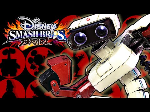 42: What if R.O.B. was replaced by a DISNEY Character? Disney Super Smash Bros Brawl Roster