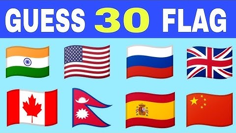 Guess 30 Flag Guess the Country by Flag 