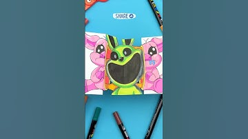 Cool DIY Drawing with Picky Piggy & Hoppy Hopscotch by Smiling Critters #smilingcritters #pickypiggy