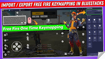 How to Import / Export Free Fire Keymapping in Bluestacks | One Time Free Fire Keymapping BlueStacks