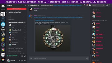 Adafruit CircuitPython Weekly - August 27th, 2018 @adafruit #adafruit #circuitpython