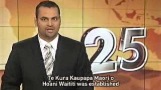 Te Kura Kaupapa Maori o Hoani Waititi 25 year anniversary Te Karere Maori News TVNZ