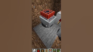 BEST TNT TREE TRAP MINECRAFT 😎 #minecraft #shorts