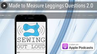 Made to Measure Leggings Questions 2.0
Listen to the full episode here
https://www.sewhere.com/podcast/sewing-out-loud/made-measure-leggings-questions-20/
These Show Notes contain affiliate links. When you click through and make a purchase, SewHere receives a commission at no cost to you.
The post Made to Measure Leggings Questions 2.0 appeared first on sewhere.com . Made to Measure Leggings Questions 2.0