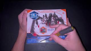HEX BOTS Remote Control Tarantula Unboxing | ASMR