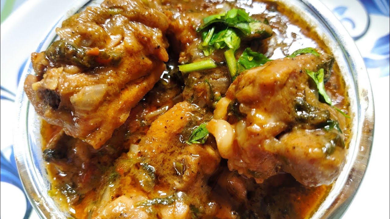 Pepper chicken gravy recipe (how to make pepper chicken gravy) YouTube
