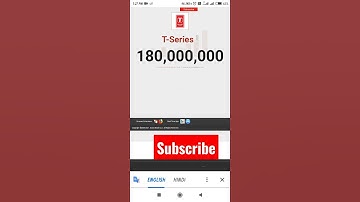 t-series live subscribe count, #shorts , #tseries