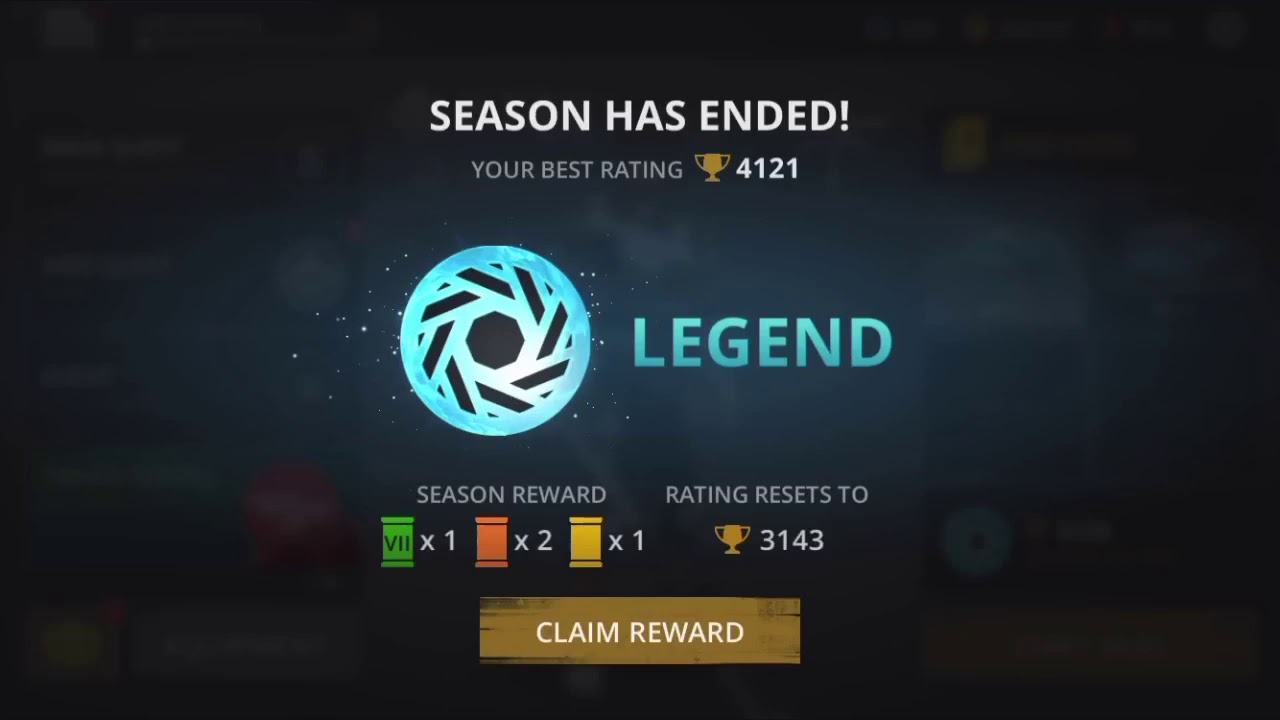Shadow Fight 3 : Legend League Claim Reward - Special Pack!