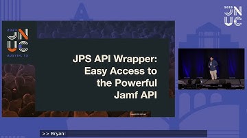 Easy Access to the Powerful Jamf API | JNUC 2023