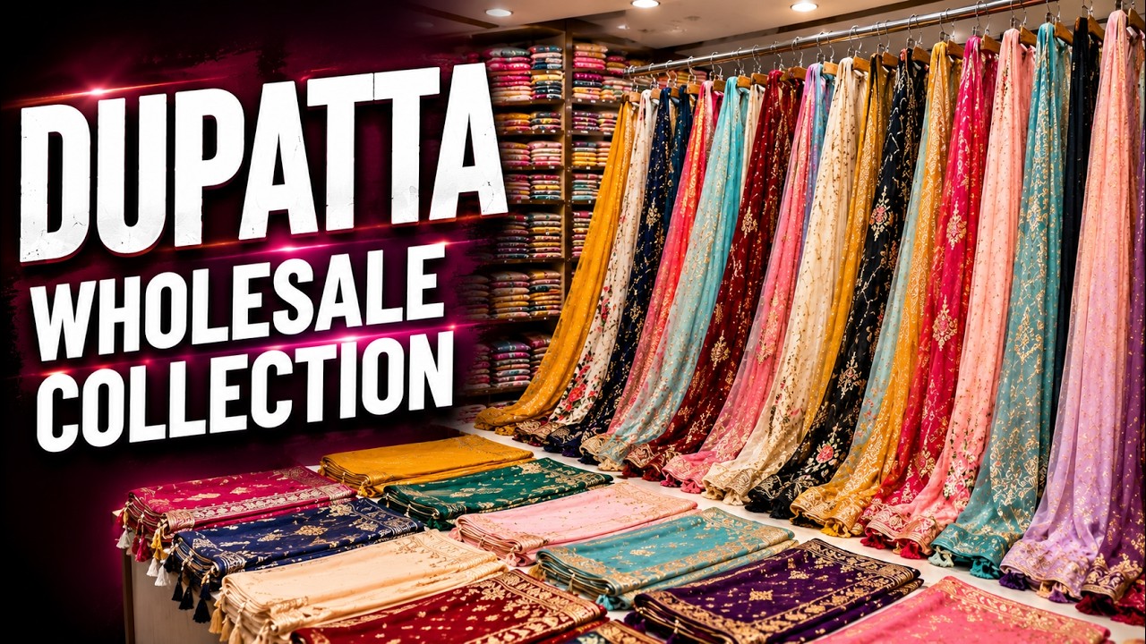 Aapka Favourite Dupatta Kaunsa Hai? Comment Karo! Wholesale Market video thumbnail